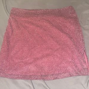 Cute glittery pink skirt (the glitter actual stays on the skirt too)